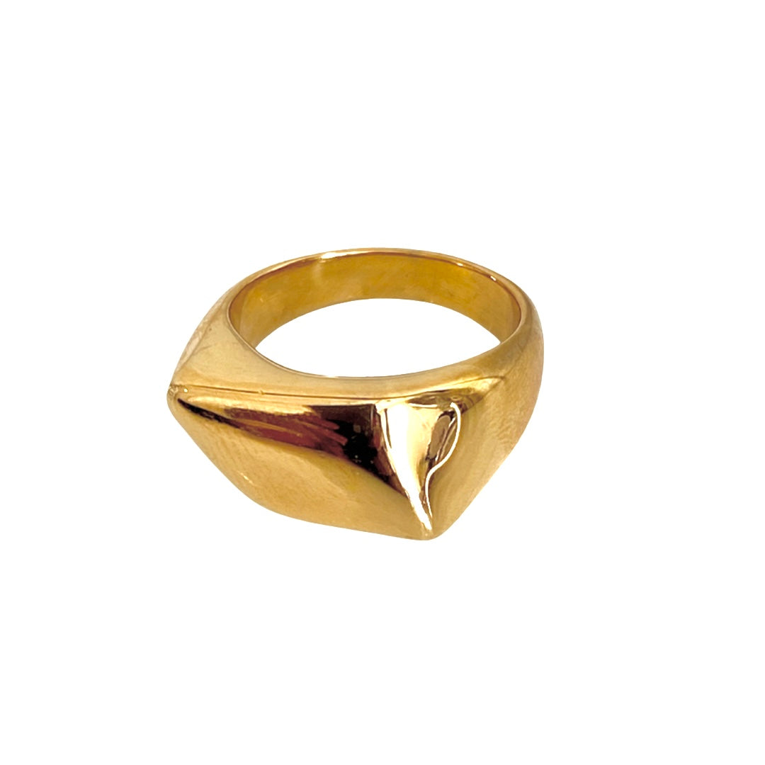 Irregular shaped dome ring